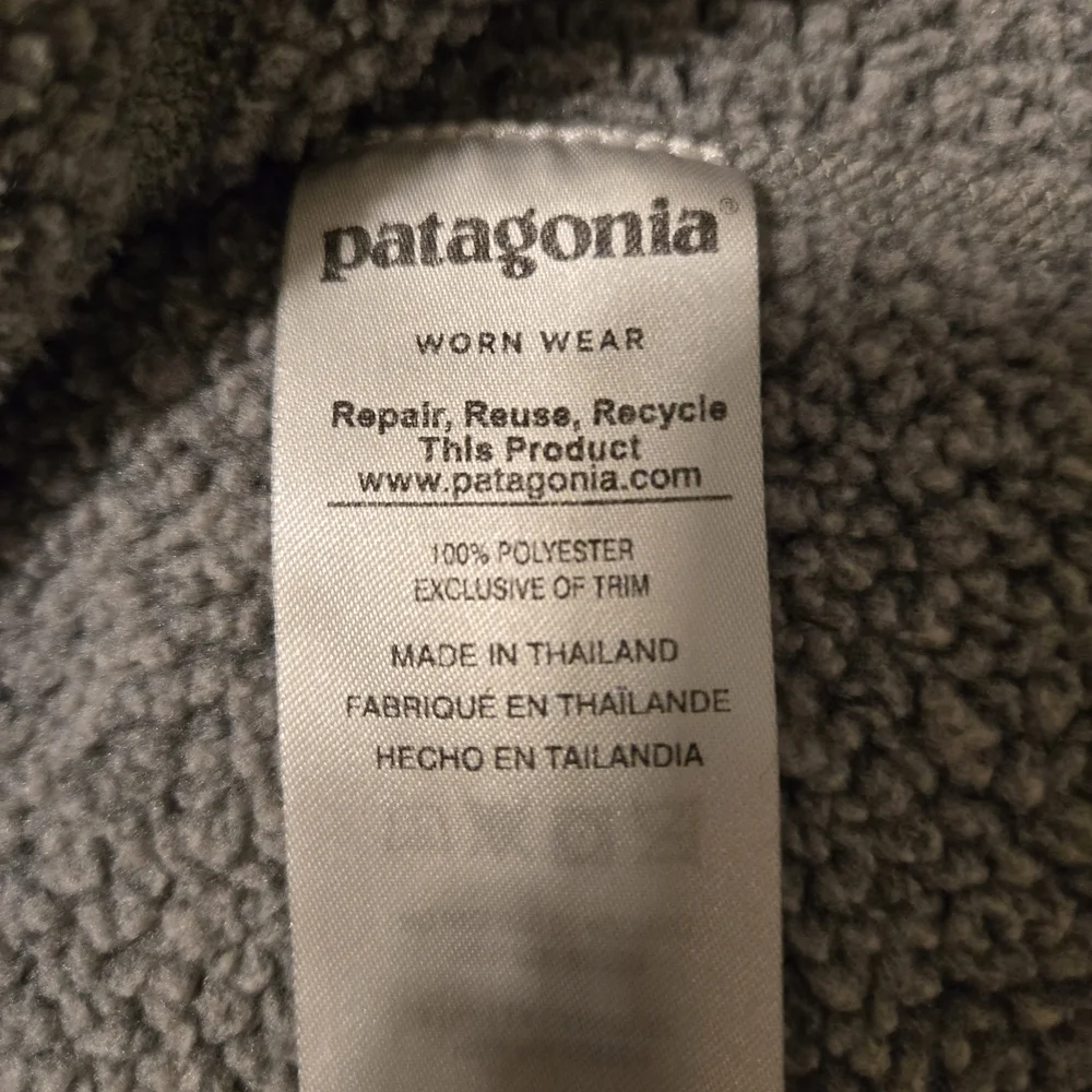 Patagonia Better Sweater 1/4 Zip Pullover Gray Size S